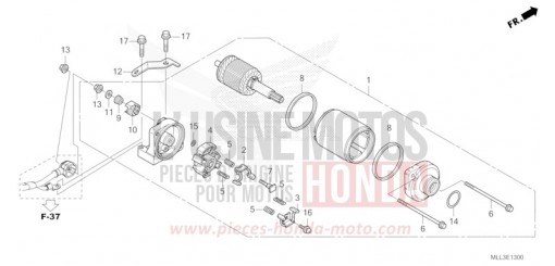 STARTER MOTOR CB1000SPS de 2025